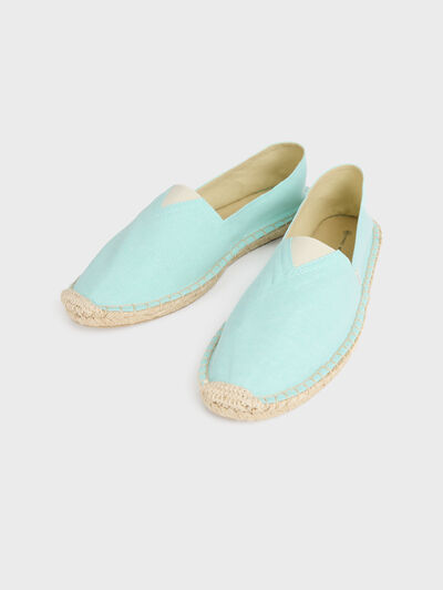 ESPADRILLES OXFORD VERDE AGUA