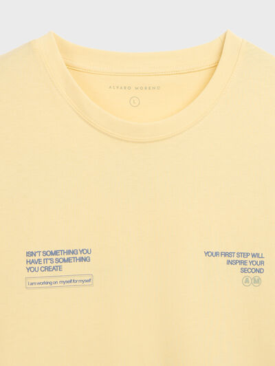 CAMISETA MOTIVATION AMARILLO