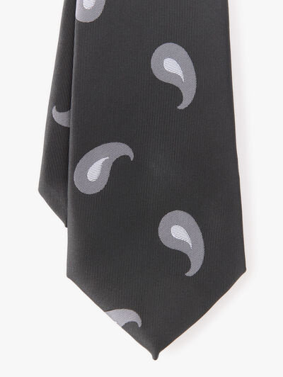 CORBATA JACQUARD MF NEGRO