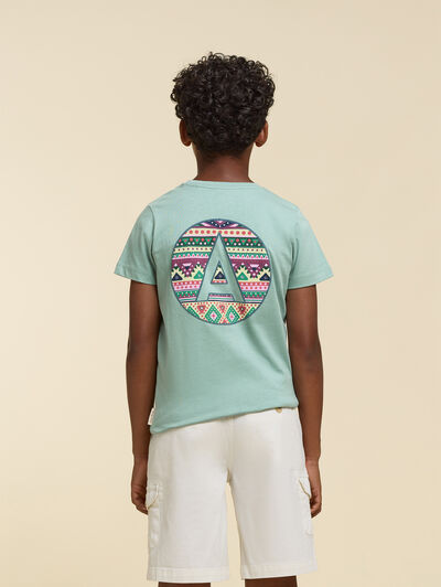 CAMISETA CHEROKEE KIDS VERDE AGUA