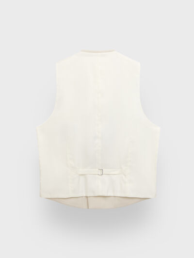 CHALECO PANAMA BEIGE