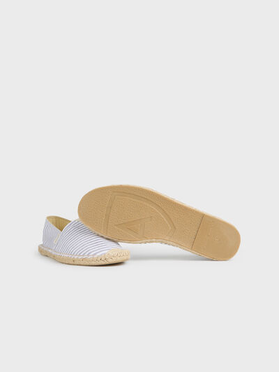 ESPADRILLES OXFORD STRIPES AZUL MARINO