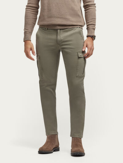 PANTALON CARGO ELVIS VERDE