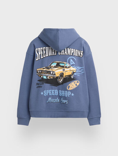 SUDADERA CHAMPIONS AZUL