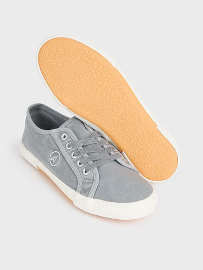ZAPATILLAS CANVAS KIDS CELESTE