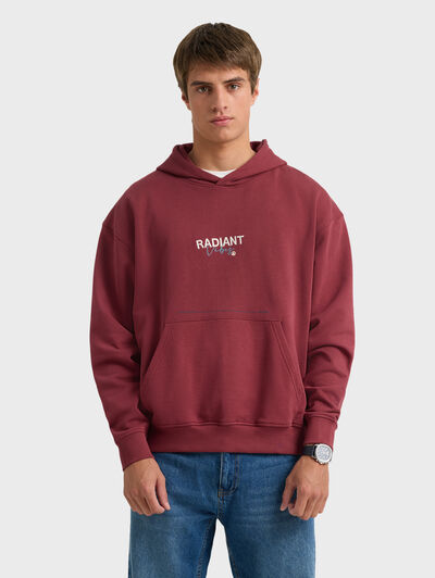 SUDADERA RADIANT BURDEOS