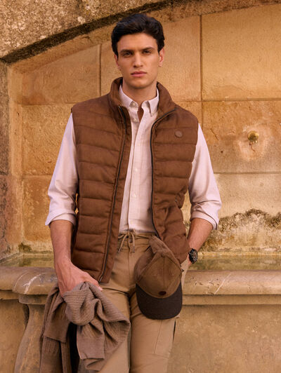 CHALECO NICK MARRÓN