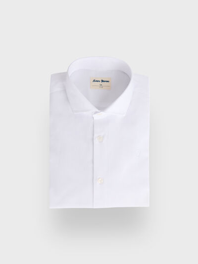 CAMISA VESTIR PANAMA KIDS BLANCO