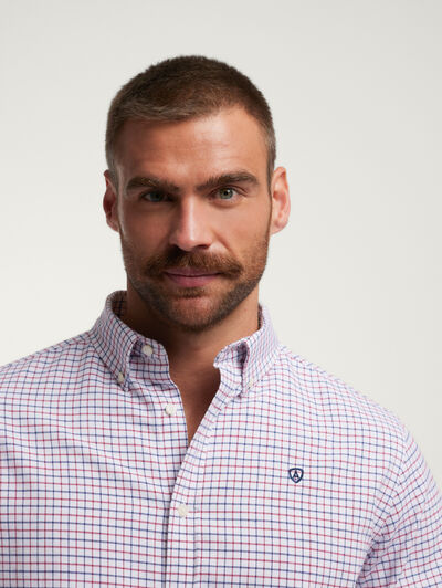 CAMISA FLANNEL CHECKS ROJO