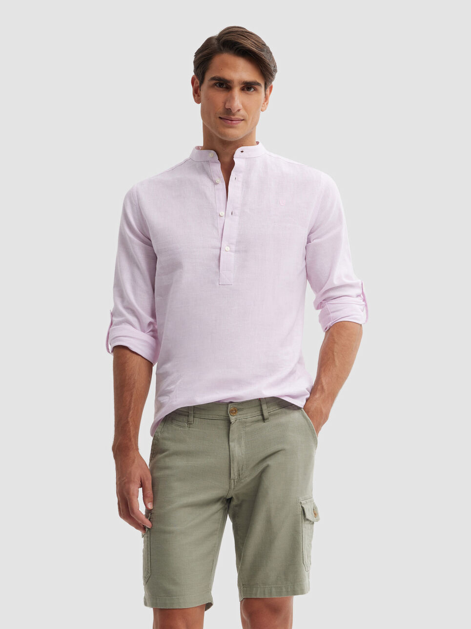 POLERA LINO RAYAS MAO
