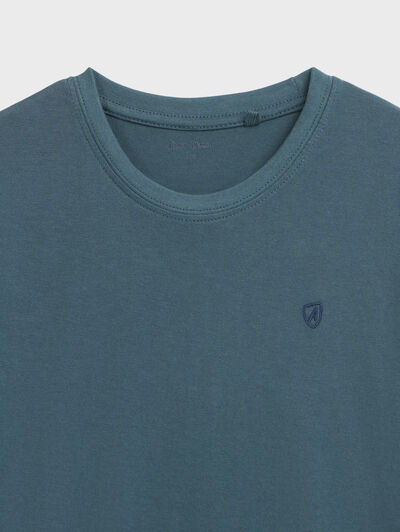 CAMISETA BASICA KIDS AZUL
