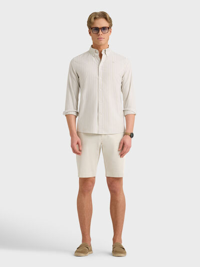 CAMISA OXFORD STRIPES VERDE