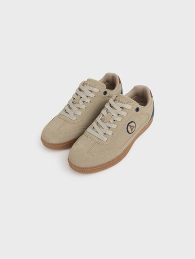 SNEAKERS SOCCER KIDS BEIGE