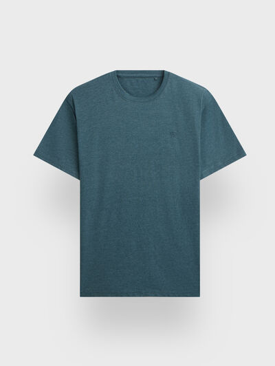 CAMISETA MELANGE AZUL