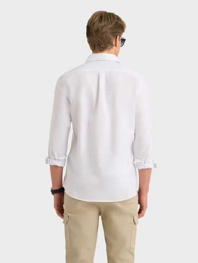 CAMISA OXFORD DYE TIE COLLAR BLANCO