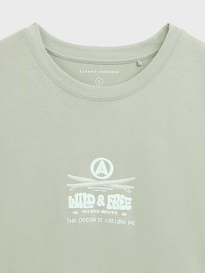 CAMISETA BAREFOOT VERDE