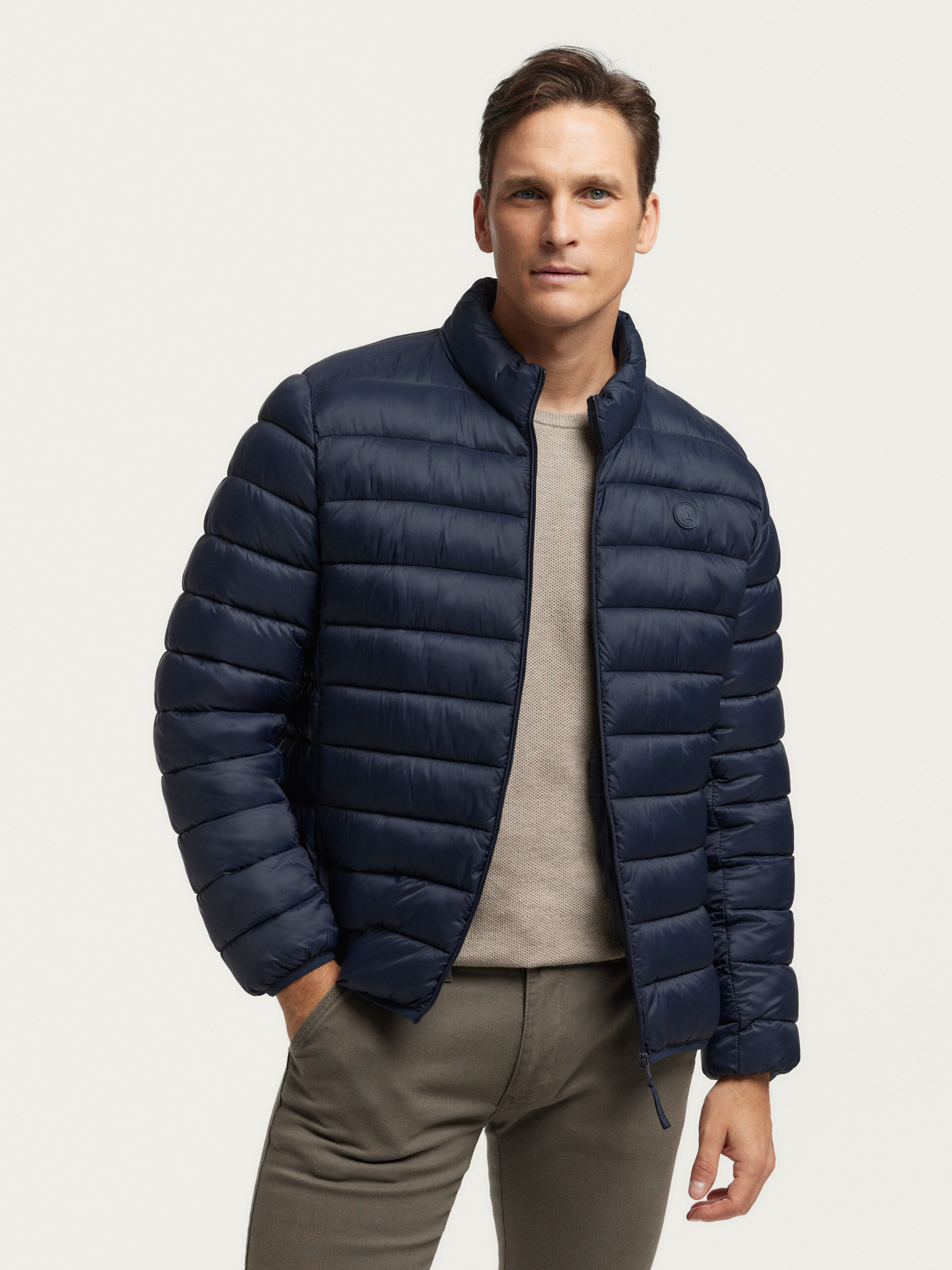 Cazadora azul marino hombre new arrivals