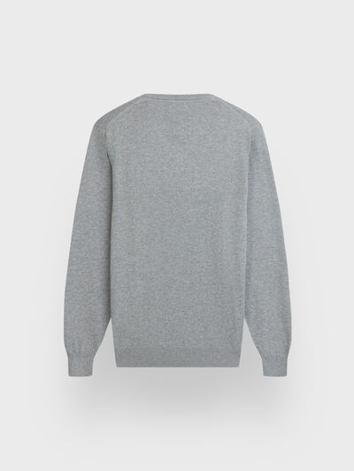JERSEY V-NECK TRENDY GRIS