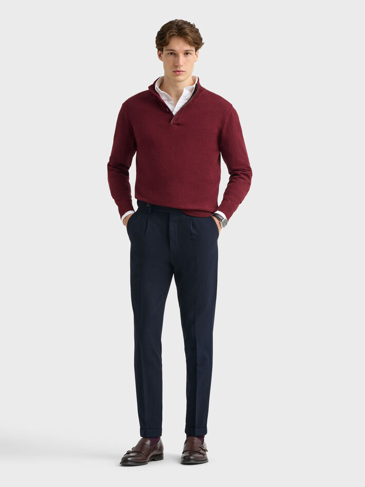 PANTALON CLASSIC TWILL AZUL MARINO