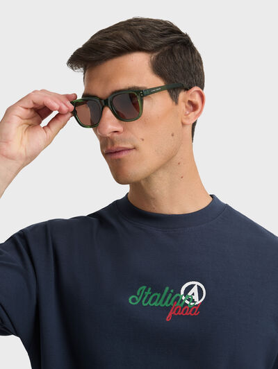 CAMISETA ITALIA AZUL MARINO