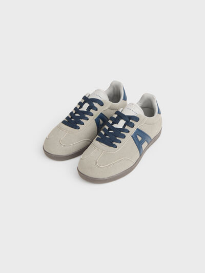 SNEAKERS ROGER KIDS GRIS