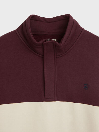 SUDADERA TOM BURDEOS