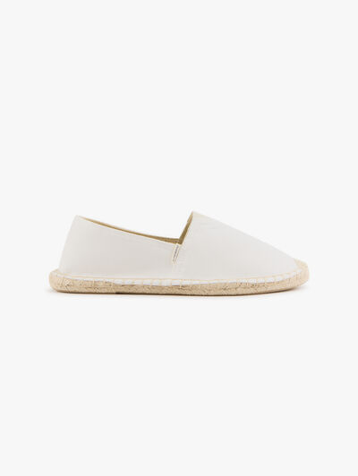 ESPADRILLES COTTON CANVAS BLANCO