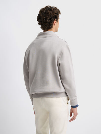 SUDADERA UNIQUE GRIS