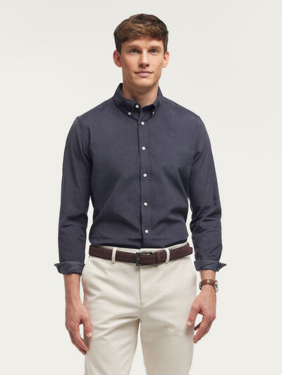 CAMISA MICROPANA B.DOWN AZUL MARINO