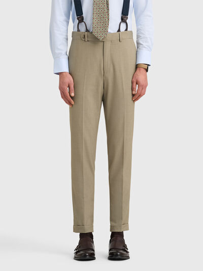 PANTALON DOPPIO TROPICAL VERDE