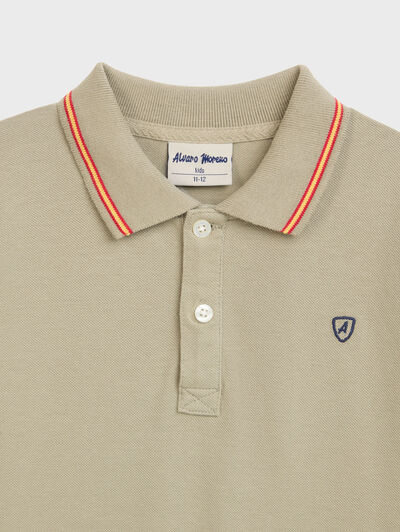 POLO FLAG KIDS VERDE
