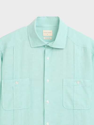 CUBANA LINO CHAMBRAY VERDE
