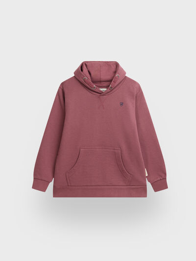 SUDADERA NELSON KIDS BURDEOS