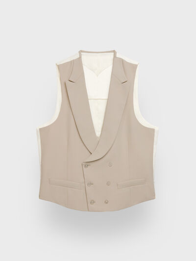 CHALECO PANAMA CAMEL