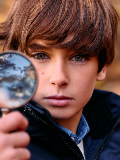 PARKA TREKKING KIDS AZUL MARINO