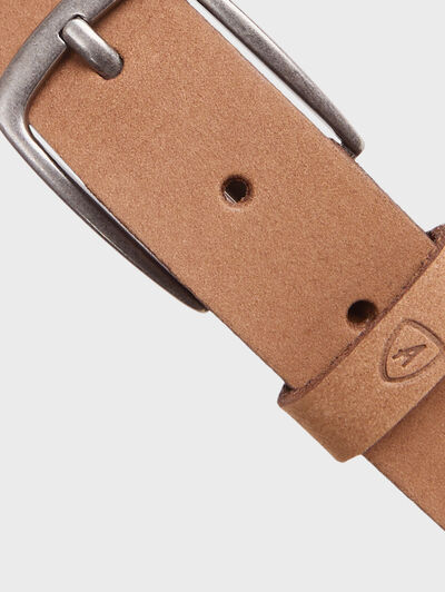 CINTURON LOGO KIDS CAMEL