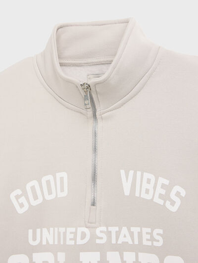 SUDADERA ORLANDO BEIGE