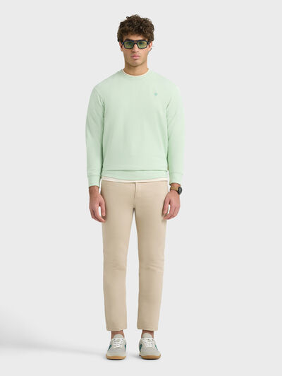 SUDADERA BASIC FANCY VERDE