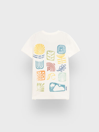 CAMISETA SUN KIDS BLANCO