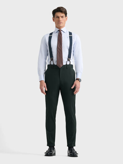 PANTALON DOPPIO PLAIN VERDE