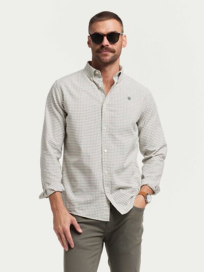 CAMISA FLANNEL CHECKS VERDE
