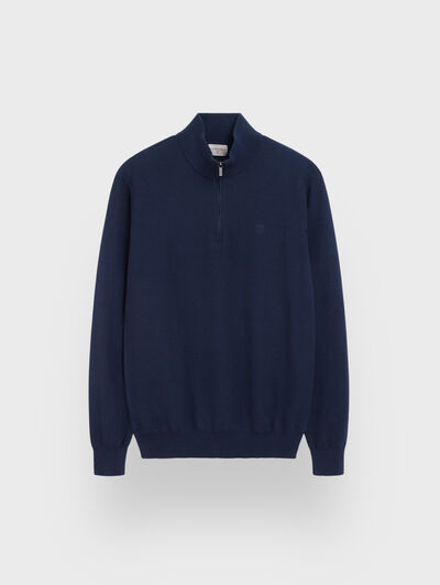 JERSEY CREMALLERA AZUL MARINO