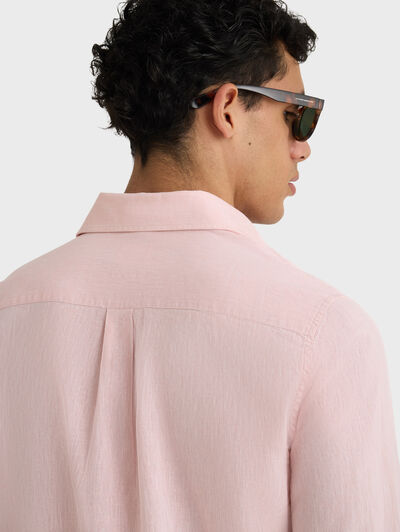 CAMISA LINO ALEX SALM&Oacute;N