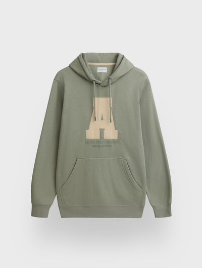 SUDADERA MOMENT VERDE
