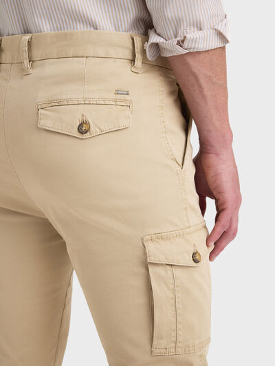PANTALON CARGO CAMEL