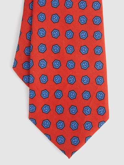 CORBATA PRINTED ROJO