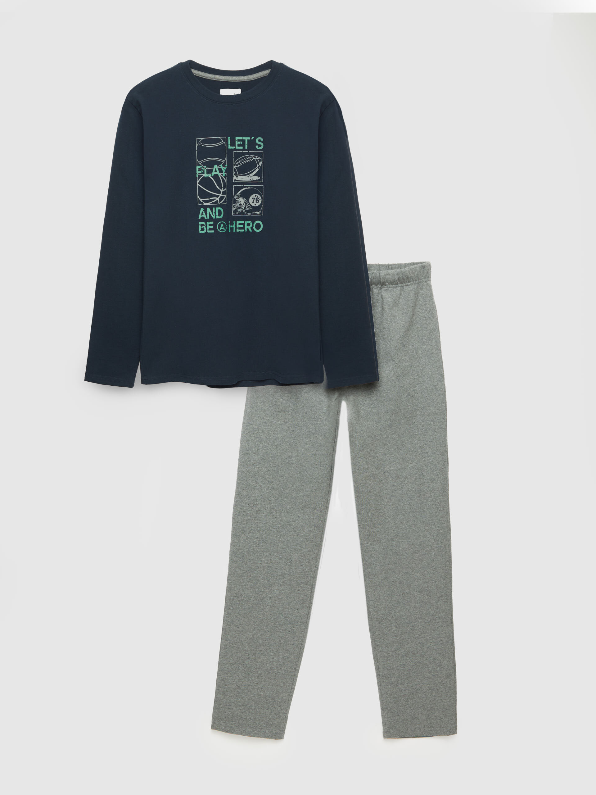 PIJAMA HERO AZUL MARINO