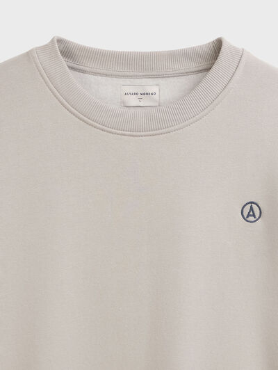 SUDADERA BASICA OVERSIZE PIEDRA