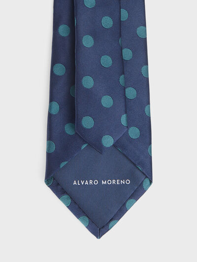 CORBATA JAQUARD MF AZUL