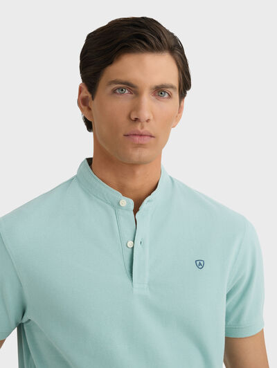 POLO MAO TRENDY VERDE AGUA